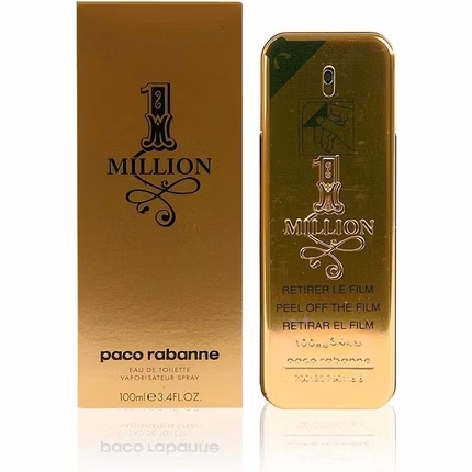 Paco Rabanne 1 Million For Men 3.4 Oz Edt Spray 100ml