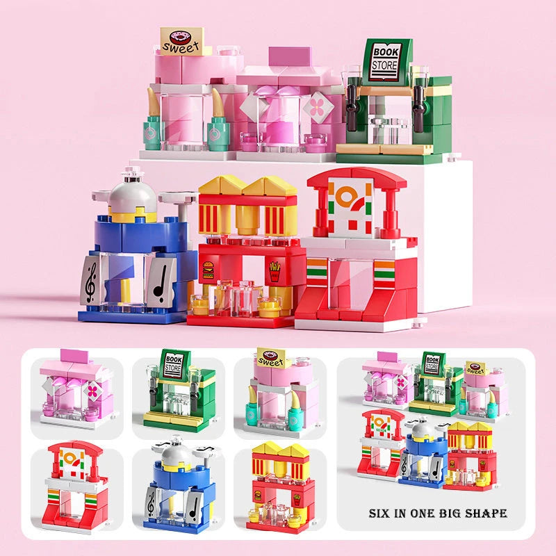 Bausteine Architektur, verschiedene Sets