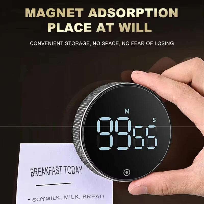 DINRGO magnetic timer clock for kitchen, training and much more