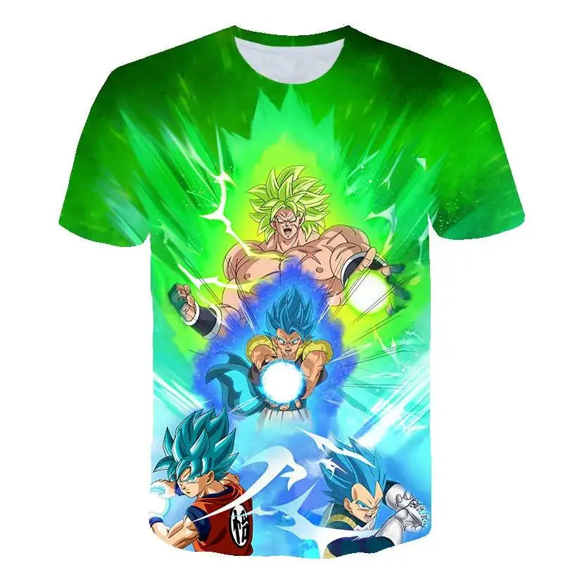 Dragonball T-Shirt mit coolem, auffälligem Motiv, genial für alle Anime und Dragonball Fans