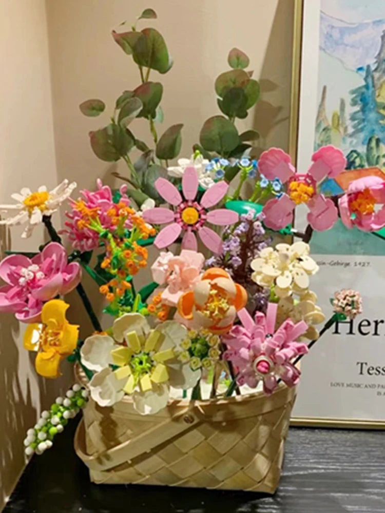 Romantic-Flowers Bausteine, verschiedene Varianten