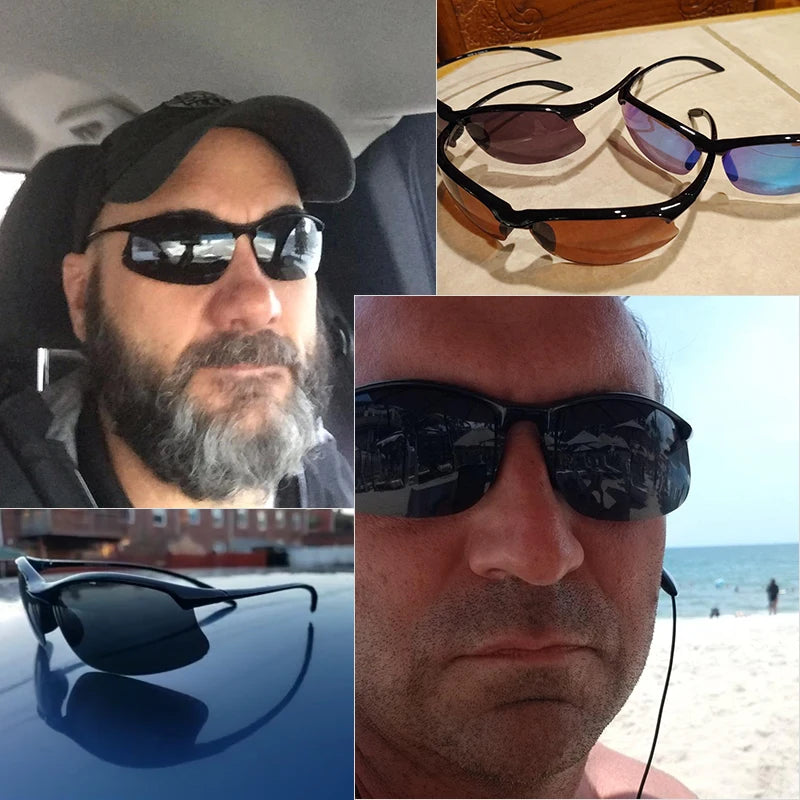 Ultraleichte, polarisierte Sonnenbrille von LIOUMO, Outdoor-Radbrille