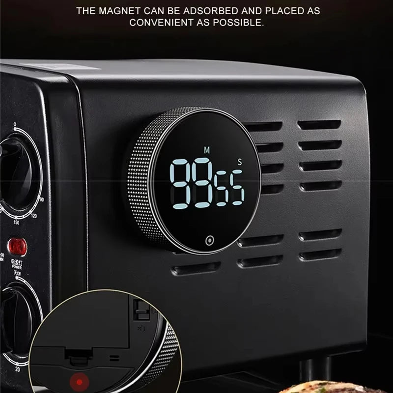 DINRGO magnetic timer clock for kitchen, training and much more