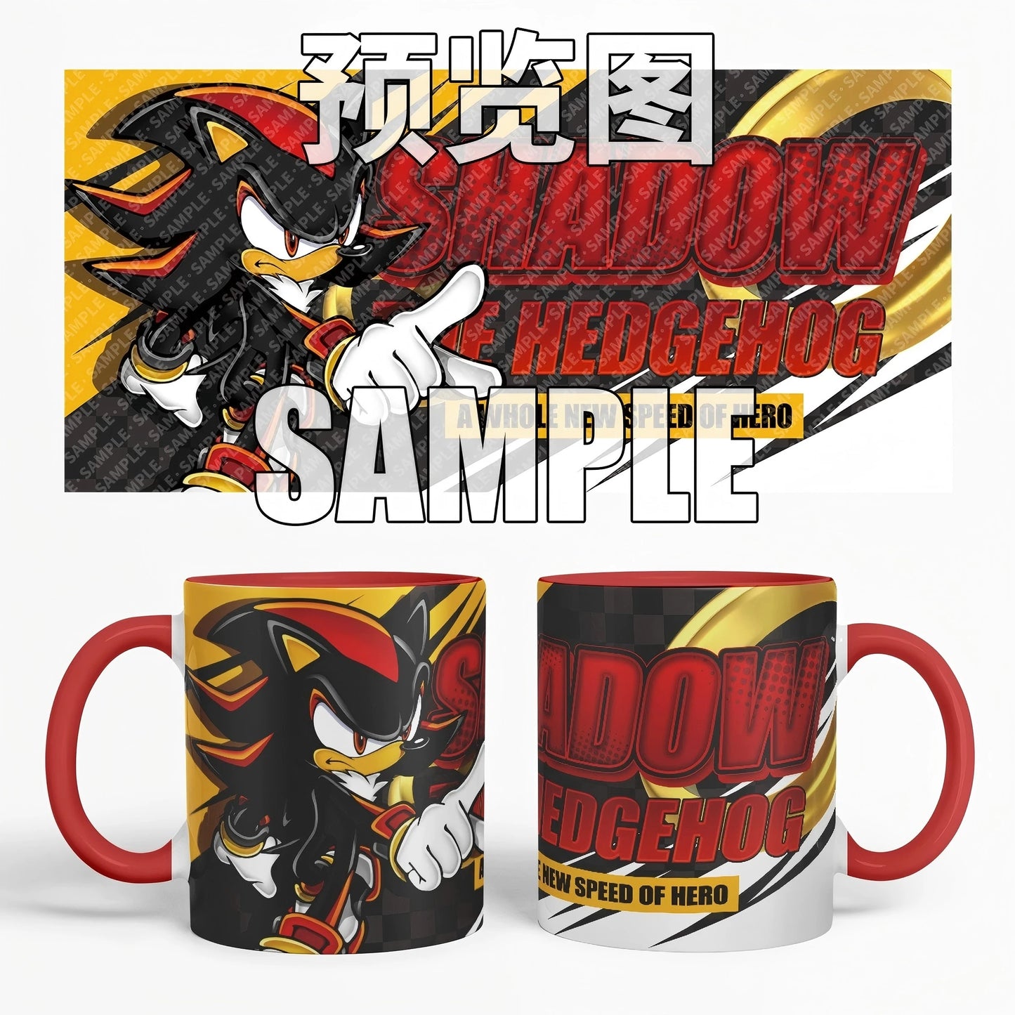 Tasse Anime Cartoon Sonic The Hedgehog Keramik Becher Keramik Becher Kaffee Tasse Kreatives Geschenk Geschenkidee