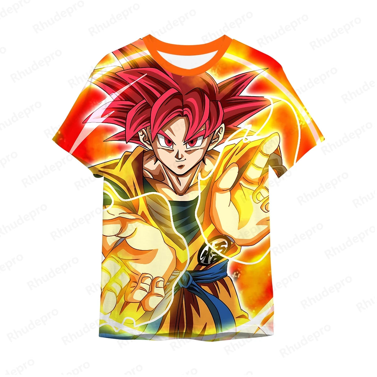Dragonball T-Shirt mit coolem, auffälligem Motiv, genial für alle Anime und Dragonball Fans