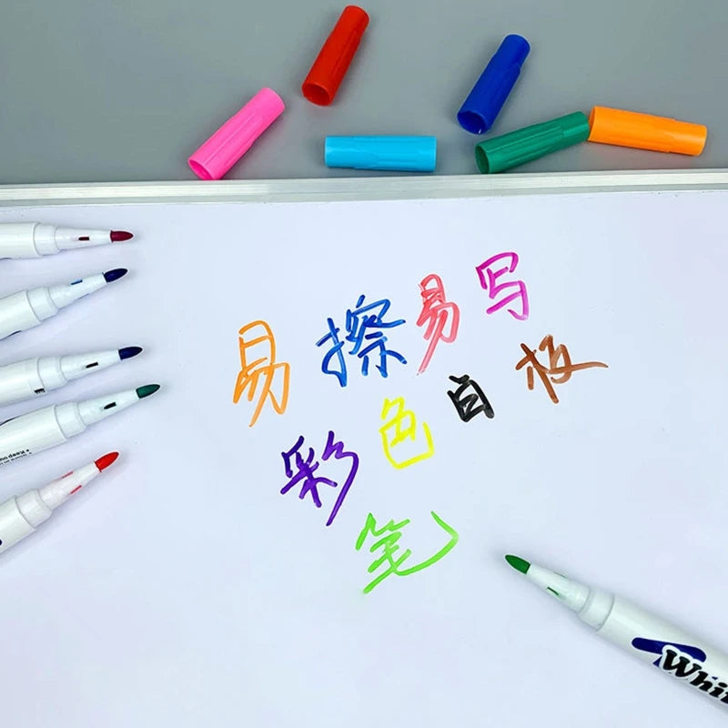 12 Farben Whiteboard Marker löschbar bunte Markierung Stifte für Schule und Büro Whiteboard Tafel