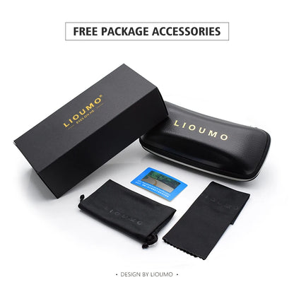 Randlose Nachtsichtbrille für Autofahrer von LIOUMO, polarisierte Sonnenbrille, UV400