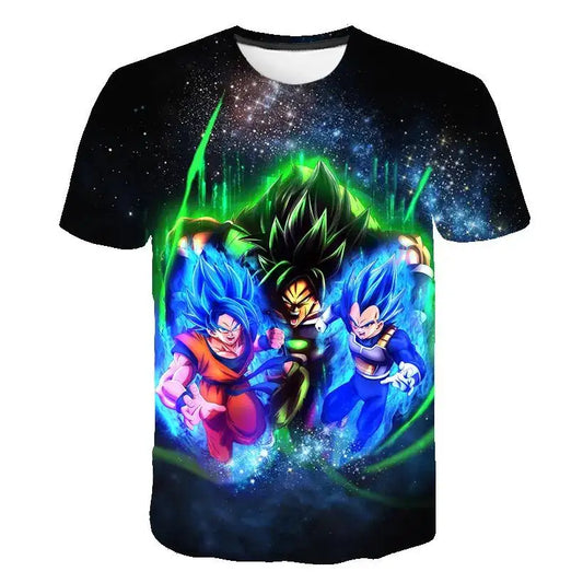 Dragonball T-Shirt mit coolem, auffälligem Motiv, genial für alle Anime und Dragonball Fans