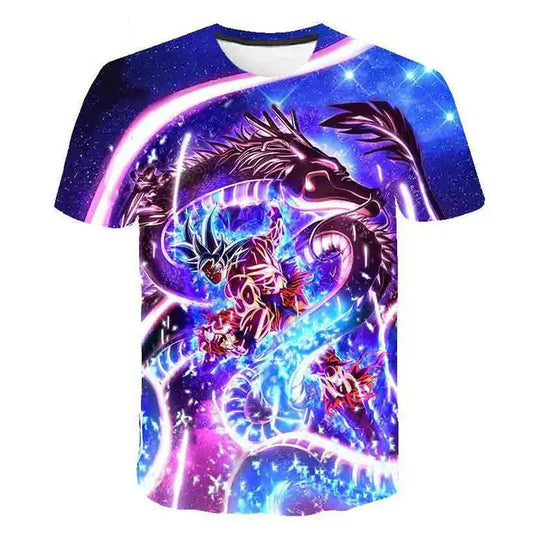 Dragonball T-Shirt mit coolem, auffälligem Motiv, genial für alle Anime und Dragonball Fans