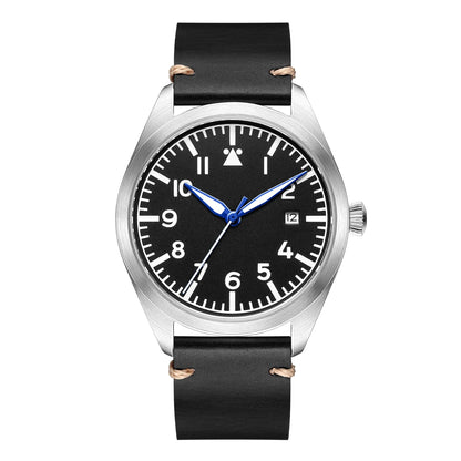 Fliegeruhr Type A / B Piloten Uhr, Automatik, Armbanduhr