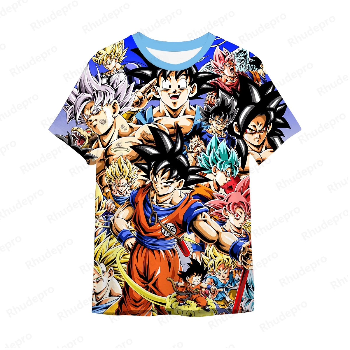 Dragonball T-Shirt mit coolem, auffälligem Motiv, genial für alle Anime und Dragonball Fans
