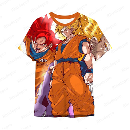 Dragonball T-Shirt mit coolem, auffälligem Motiv, genial für alle Anime und Dragonball Fans