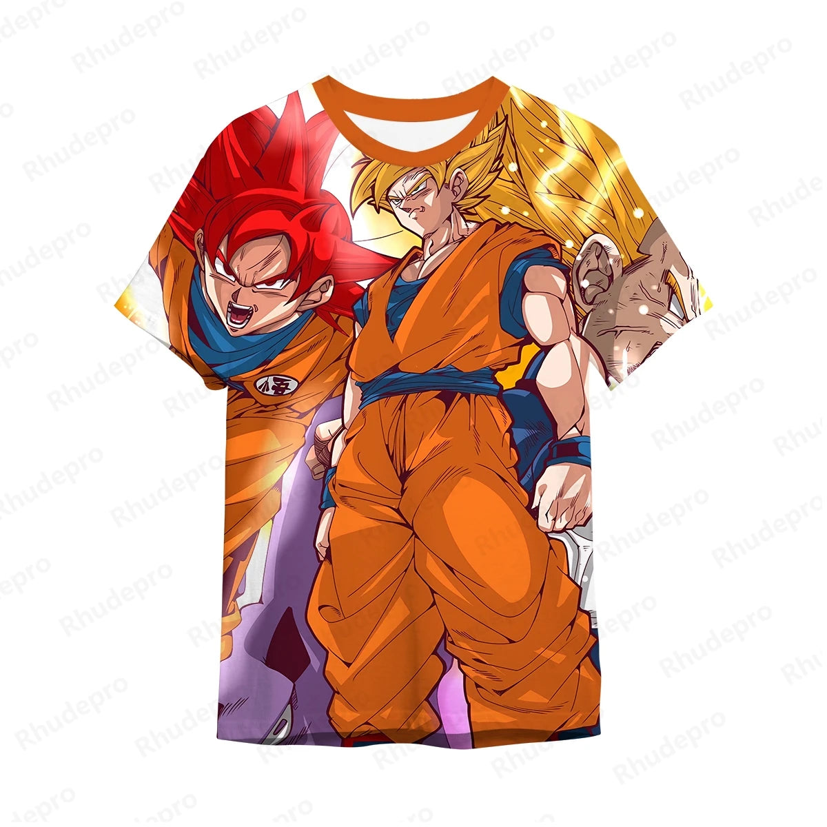 Dragonball T-Shirt mit coolem, auffälligem Motiv, genial für alle Anime und Dragonball Fans