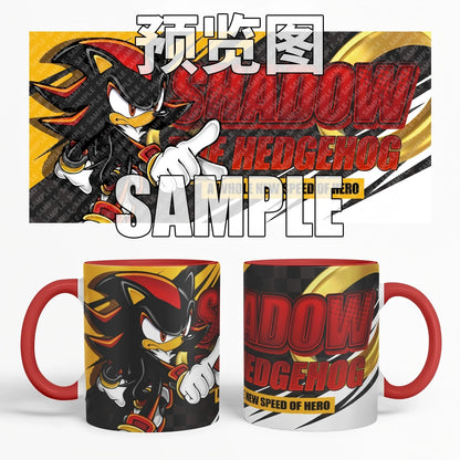 Tasse Anime Cartoon Sonic The Hedgehog Keramik Becher Keramik Becher Kaffee Tasse Kreatives Geschenk Geschenkidee