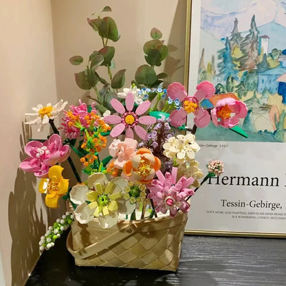 Romantic-Flowers Bausteine, verschiedene Varianten