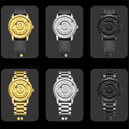 Original FOXBOX Marke Zeiger Magnetische Kugeln Quarz Armbanduhr