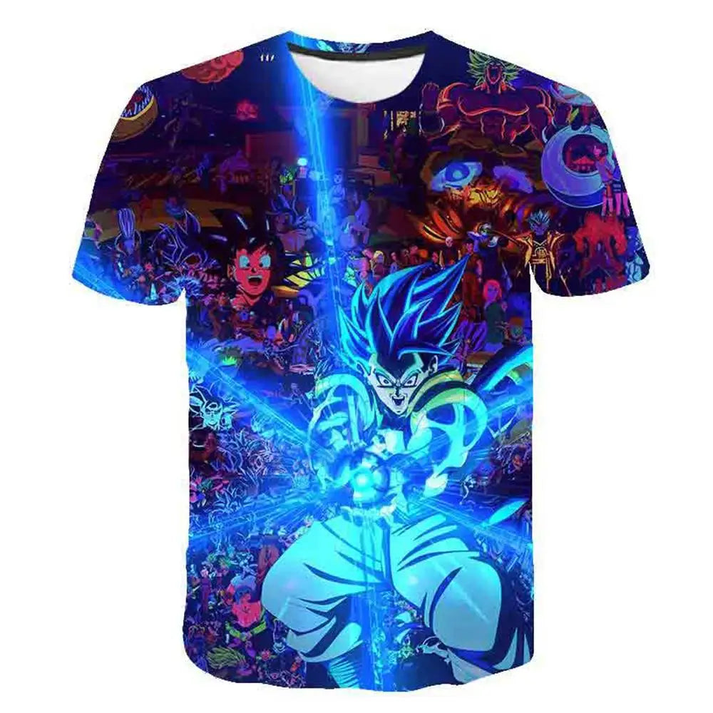 Dragonball T-Shirt mit coolem, auffälligem Motiv, genial für alle Anime und Dragonball Fans