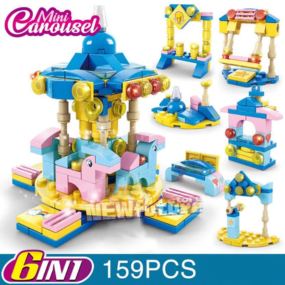 Bausteine Architektur, verschiedene Sets