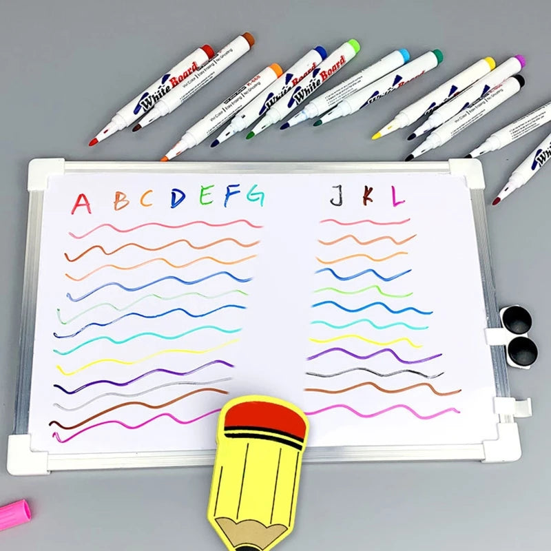 12 Farben Whiteboard Marker löschbar bunte Markierung Stifte für Schule und Büro Whiteboard Tafel