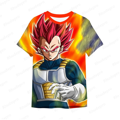 Dragonball T-Shirt mit coolem, auffälligem Motiv, genial für alle Anime und Dragonball Fans